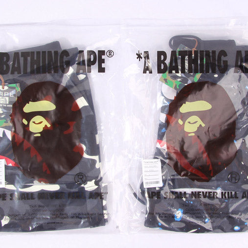 BAPE Space Camo Shark Sweat Shorts