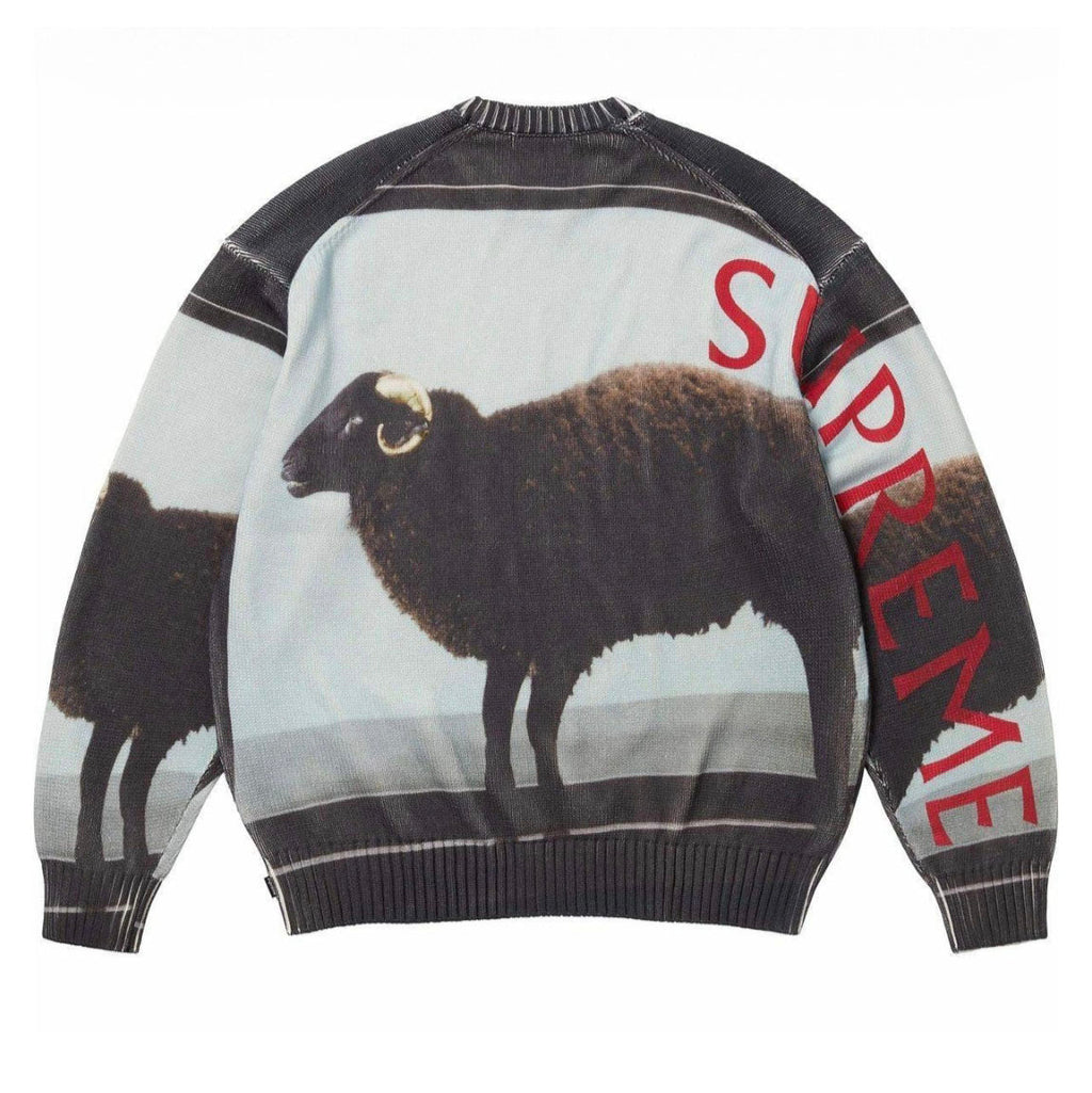 SUPREME 25SS Golden Horn Black Sheep Knitted Sweater