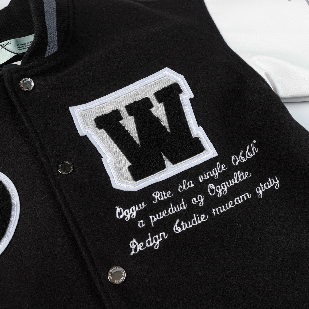 OFF WHITE baseball jacket