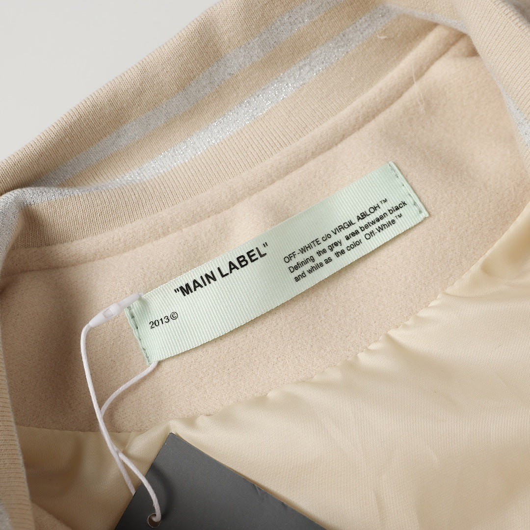 OFF WHITE baseball jacket