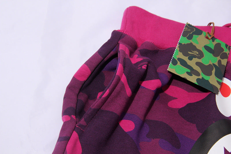 BAPE Color Camo Shark Sweatshorts