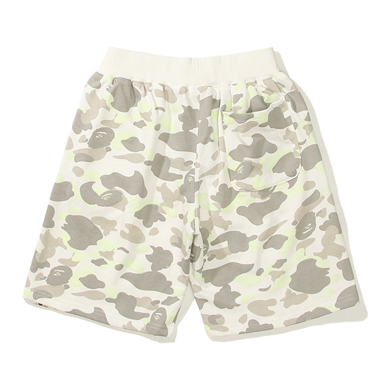 BAPE Glow Camo Ape Head Shorts
