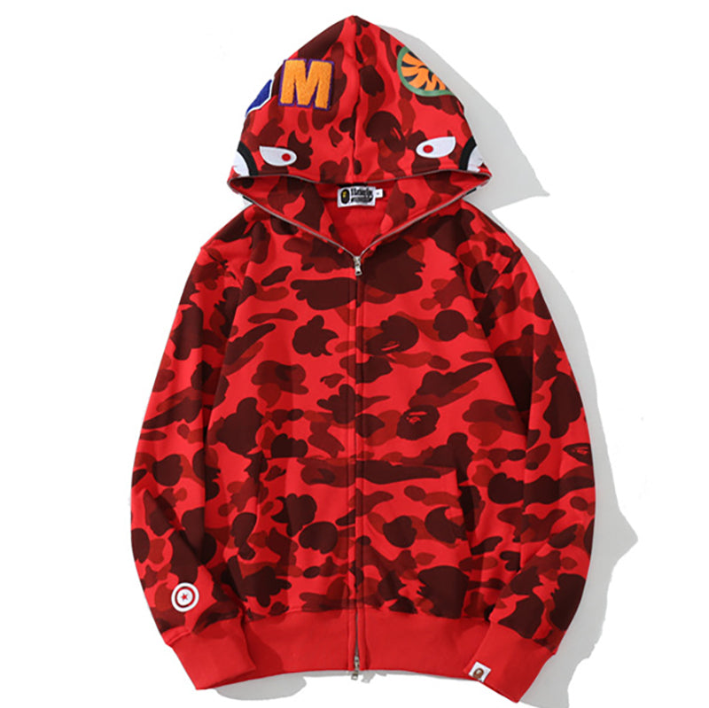 BAPE WGM Camo Zipper Hoodie