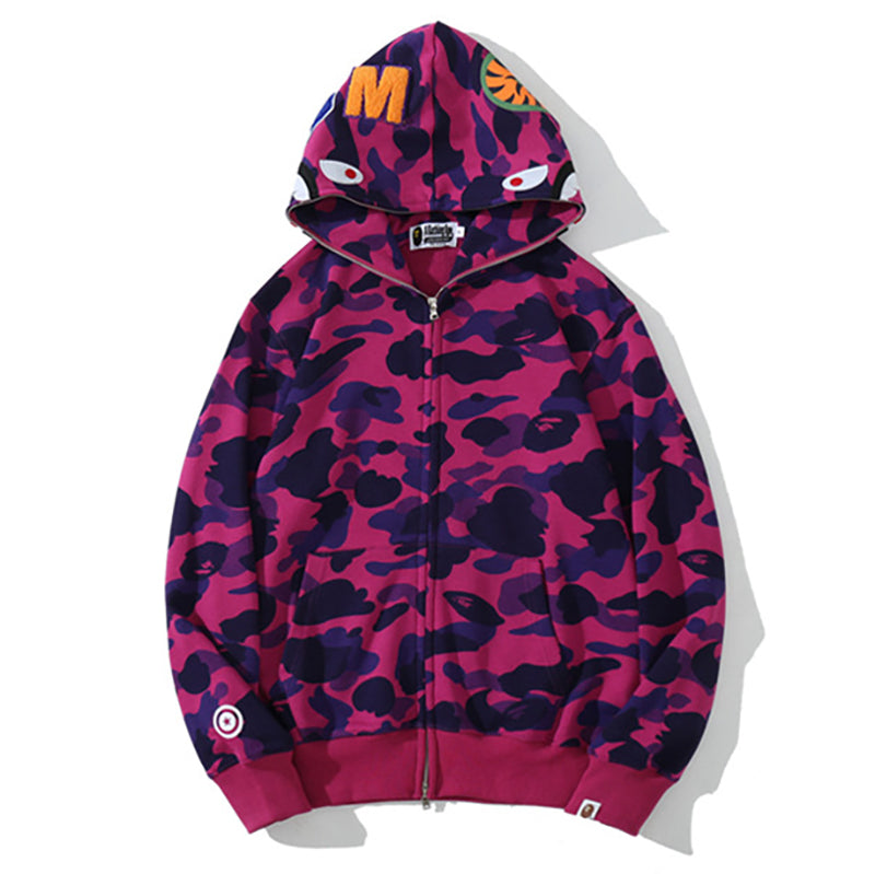 BAPE WGM Camo Zipper Hoodie