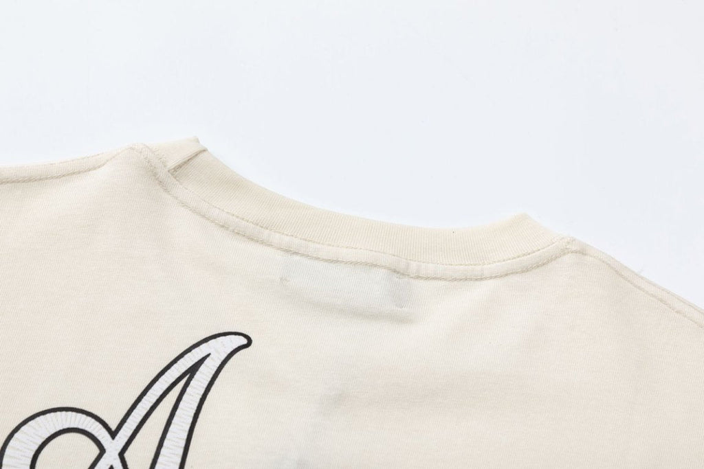 AMIRl Embroidered Logo T-Shirts