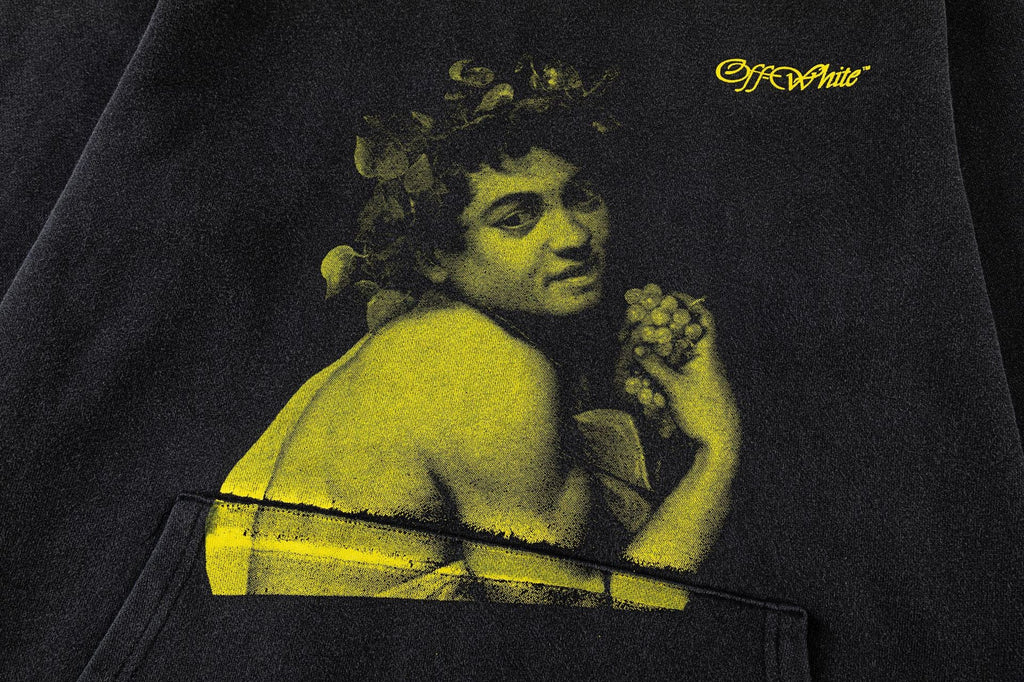 Off-White Bacchus-Print Cotton Hoodie
