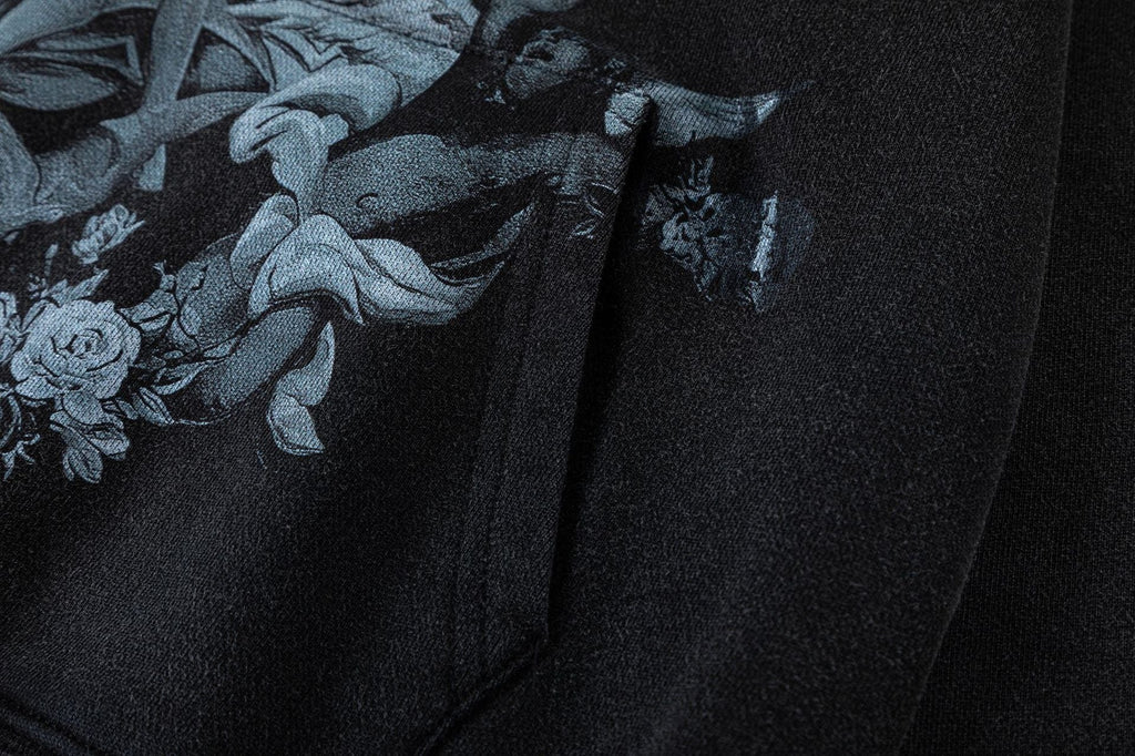 Off-White Baroque Cherub Graphic Hoodie