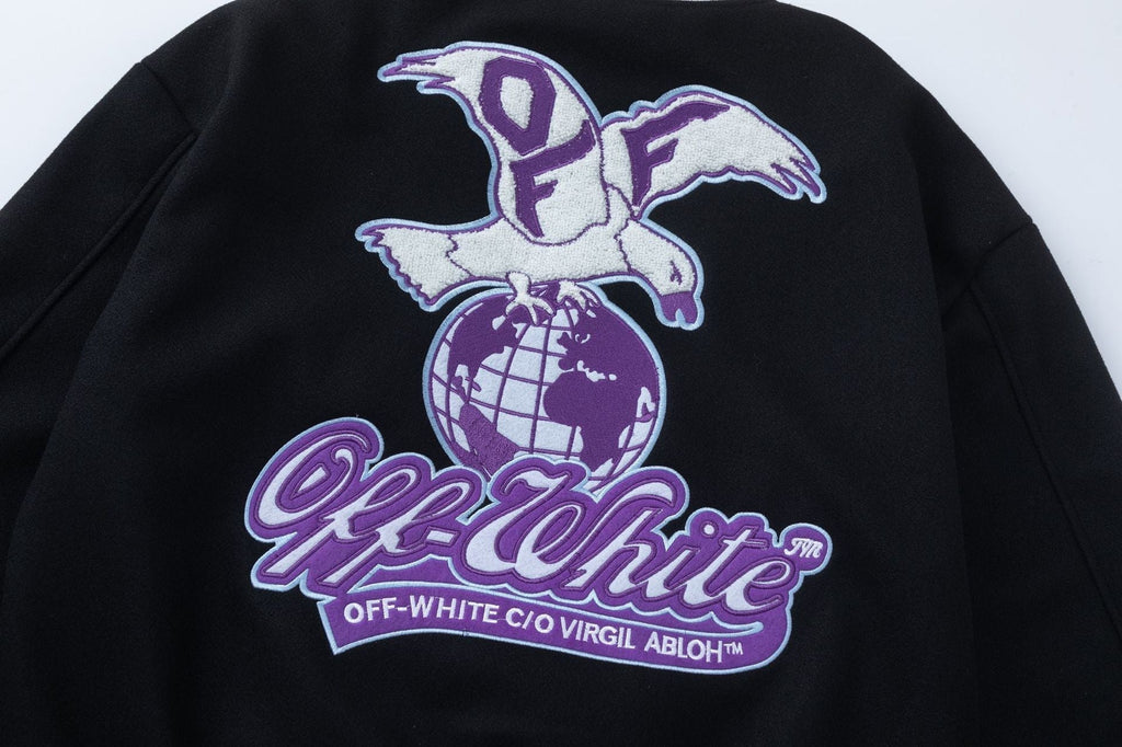 OFF WHITEEagle Wool Varsity Jacket