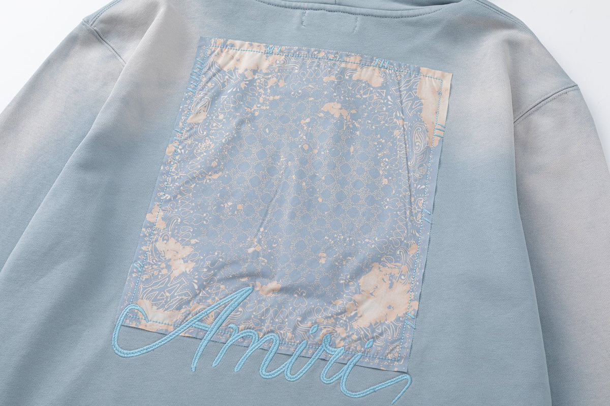 AMIRI Bandana-Embellished Cotton Hoodies