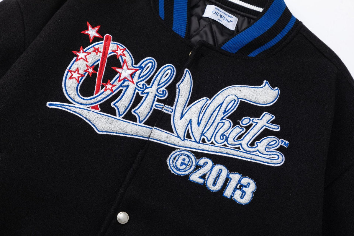 OFF WHITE Logo-Embroidered Jacket