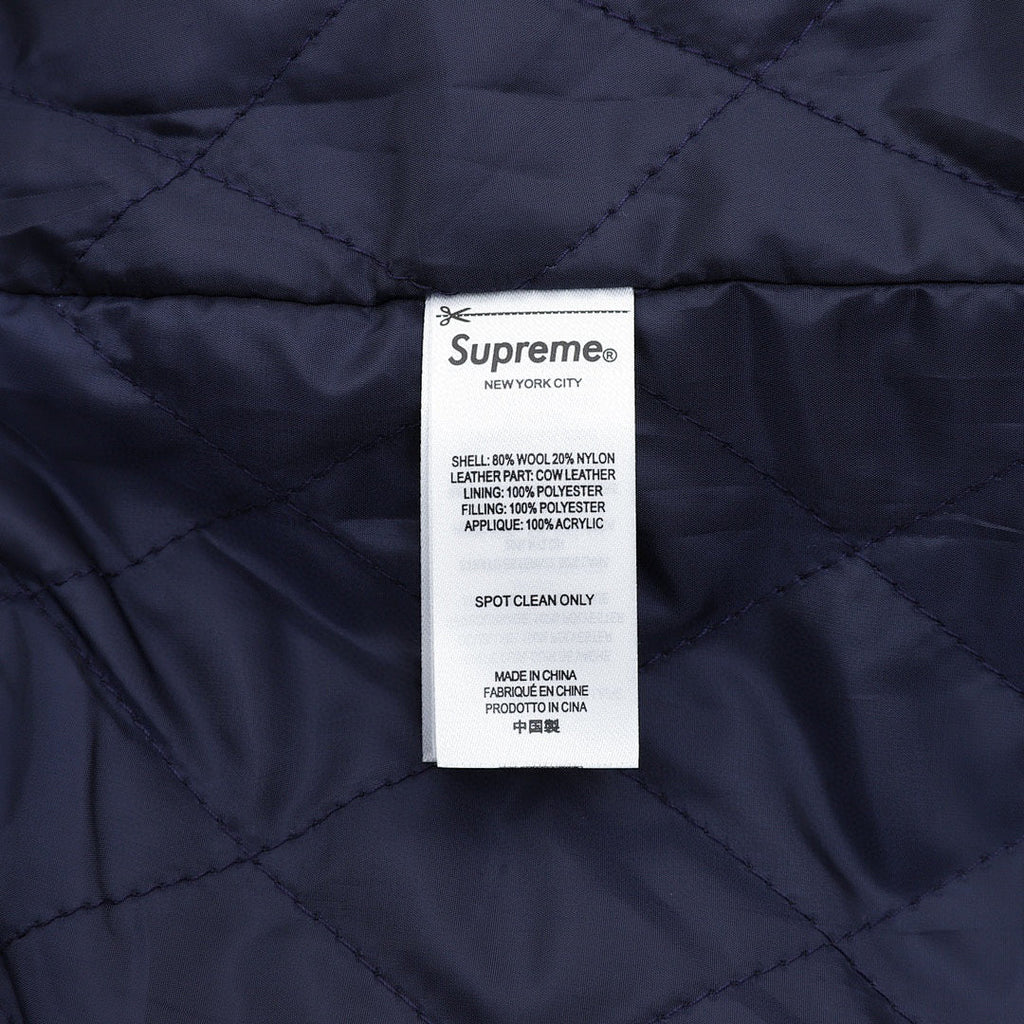 Supreme SS25 week3 Praises Varsity Jacket