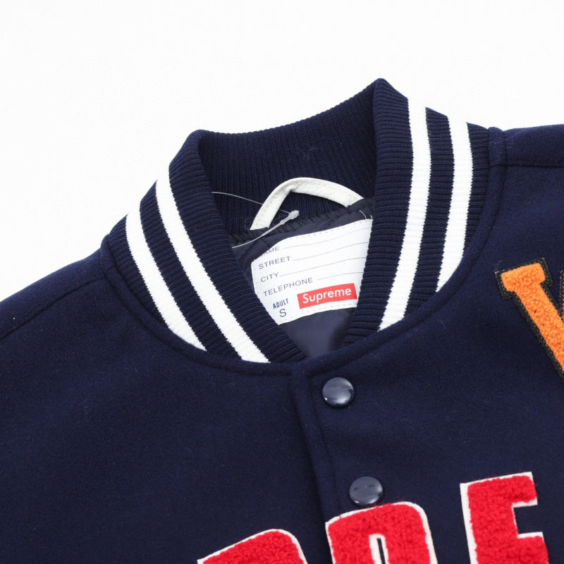 Supreme SS25 week3 Praises Varsity Jacket