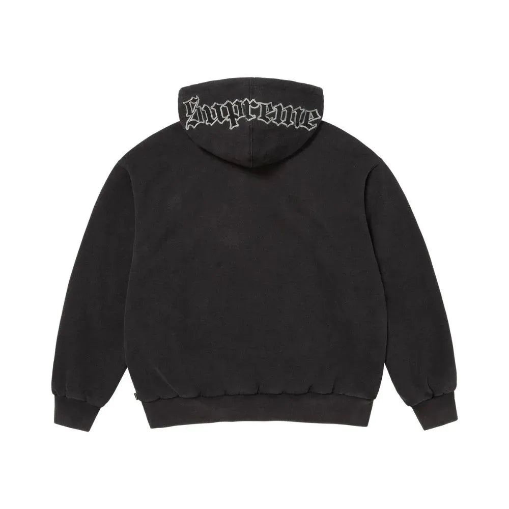 Supreme x Chicago White Sox Zip Up Hooded Sweatshirt black