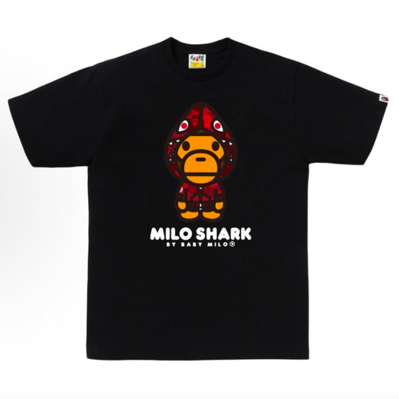 BAPE Color Camo Milo Shark FZH Tee