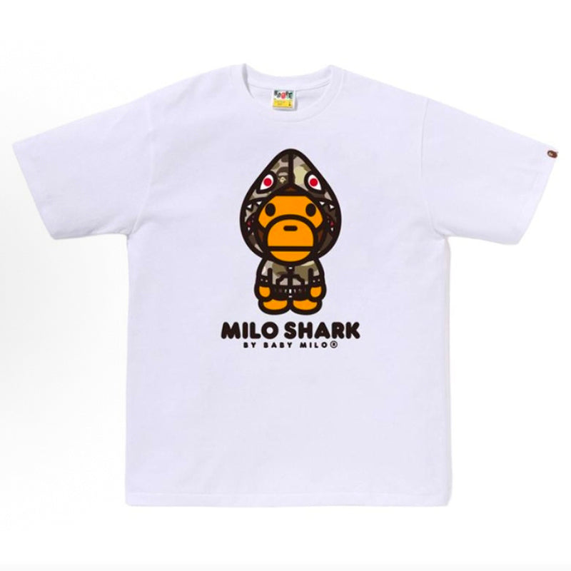 BAPE Color Camo Milo Shark FZH Tee