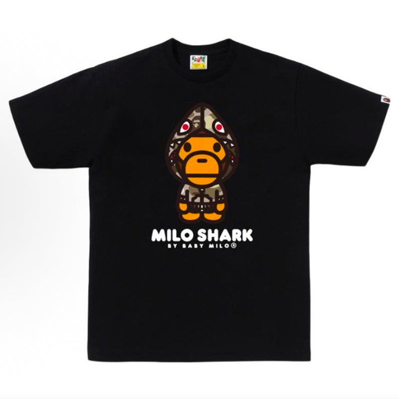 BAPE Color Camo Milo Shark FZH Tee