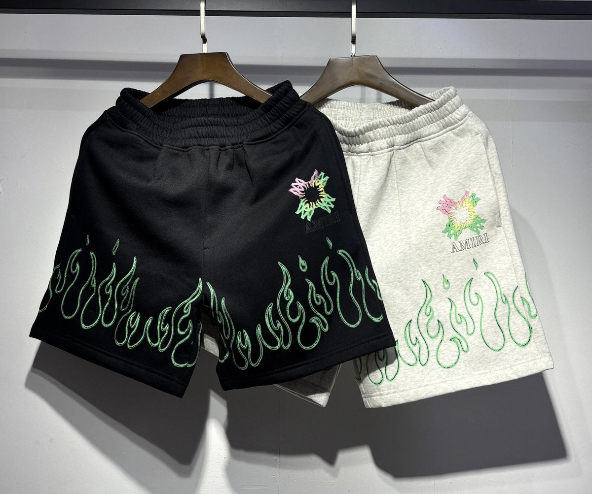 AMIRI MA Quad Flames Sweatshorts