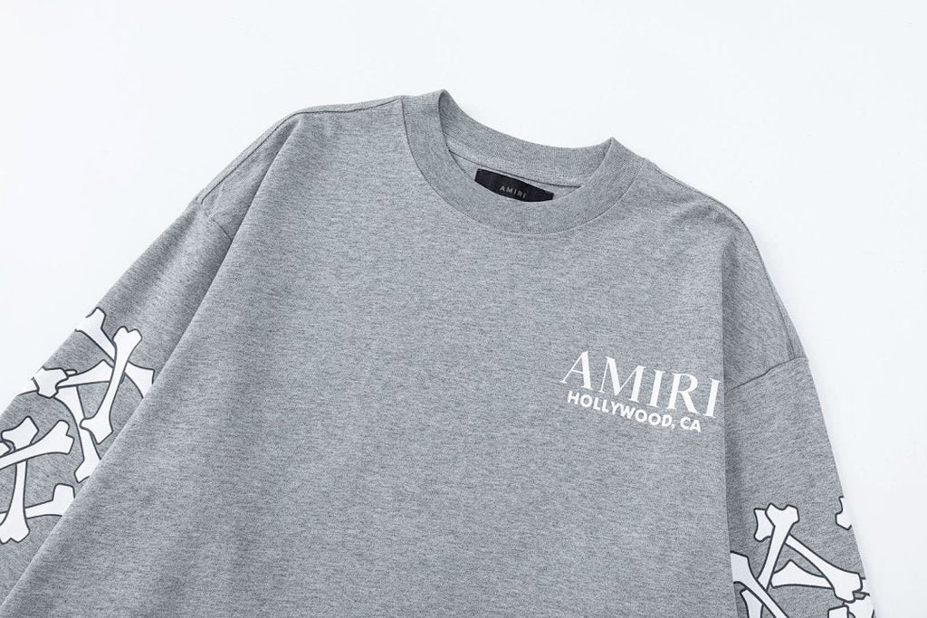 AMIRI Bones Stacked Long-Sleeve T-Shirts