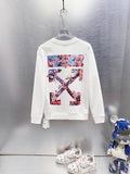 OFF-WHITE Cherry Blossom Print Long-Sleeve T-Shirt