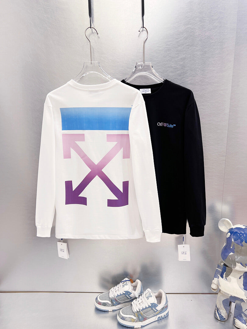 OFF-WHITE Diag Gradient Long-Sleeve T-Shirt
