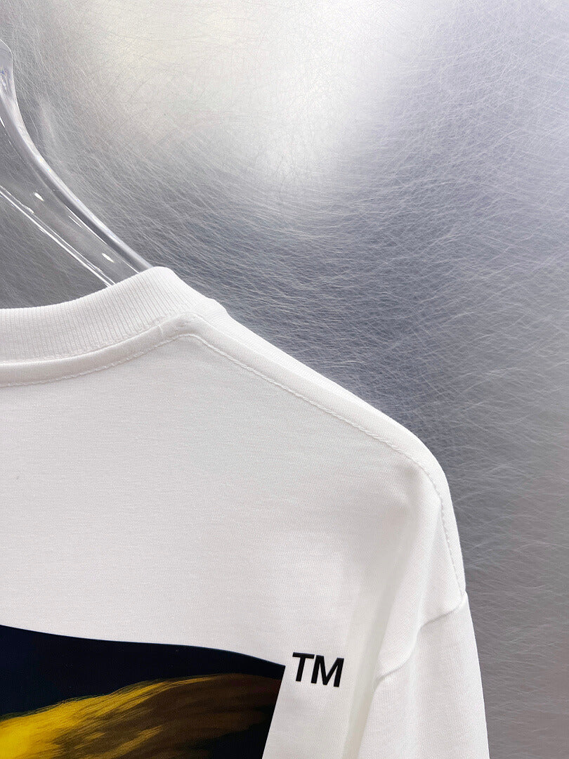 OFF-WHITE Caravaggio Painted Print Long-Sleeve T-Shirt
