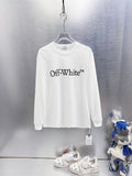 OFF-WHITE Logo Print  Long-Sleeve T-Shirt