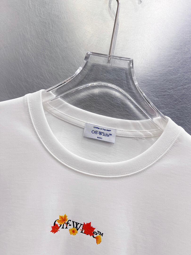 OFF-WHITE Logo Print Long-Sleeve T-Shirt