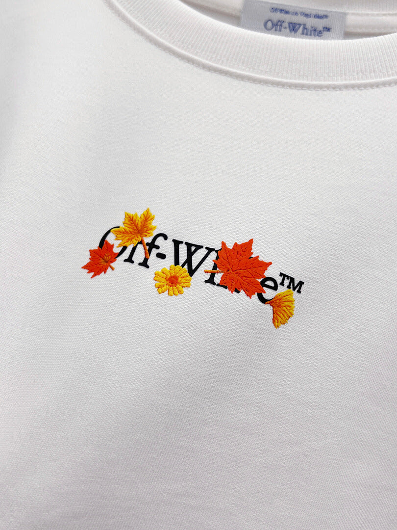 OFF-WHITE Logo Print Long-Sleeve T-Shirt
