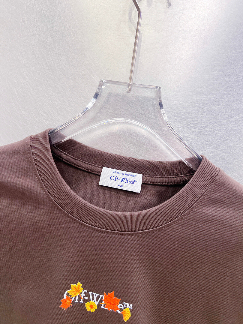OFF-WHITE Logo Print Long-Sleeve T-Shirt