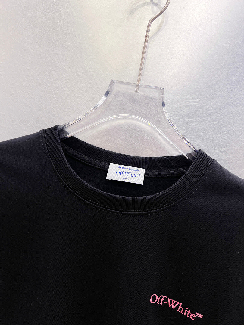 OFF-WHITE Logo Print Long-Sleeve T-Shirt