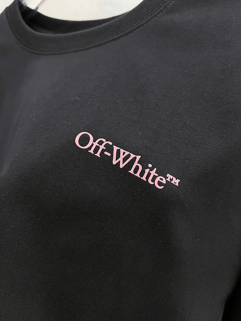 OFF-WHITE Logo Print Long-Sleeve T-Shirt