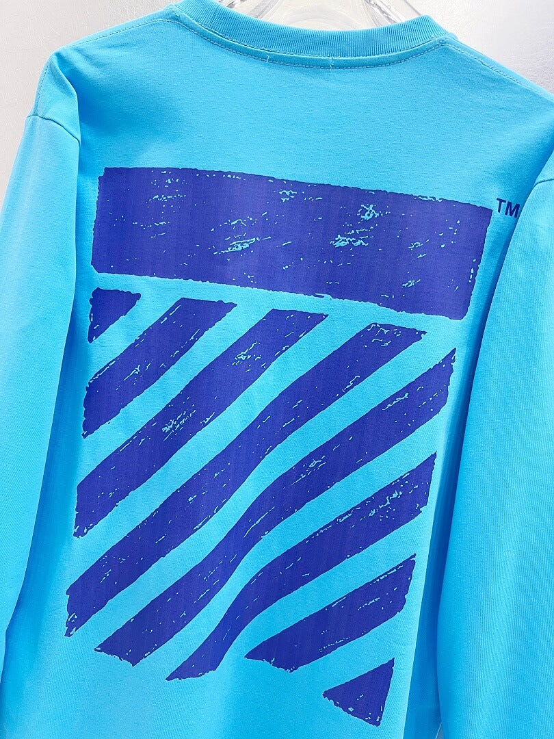OFF-WHITE Logo Print Long-Sleeve T-Shirt