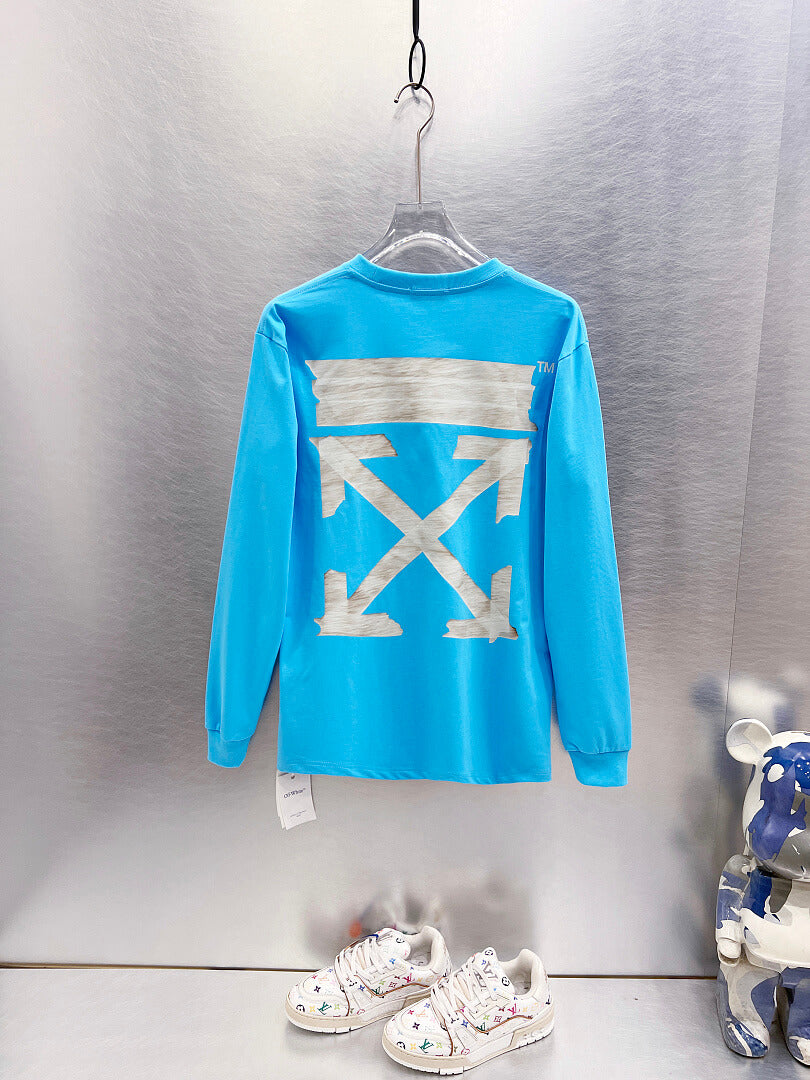 OFF-WHITE Tape Arrow  Long-Sleeve T-Shirt