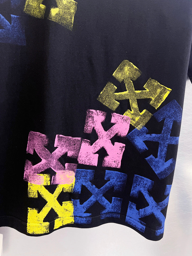 OFF-WHITE Colorful Gradient Arrow Print T-Shirt