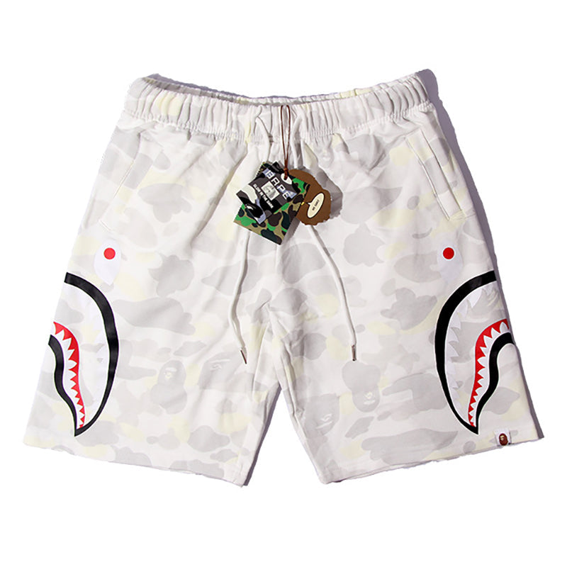 BAPE Glow City Camo Shark Sweat Shorts