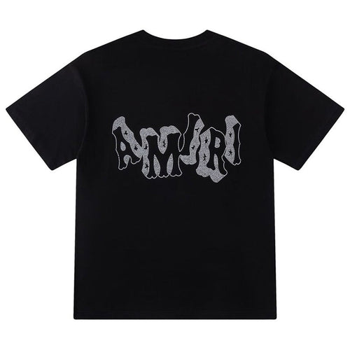 AMIRI Crystal-Embellished Logo-Print T-Shirt
