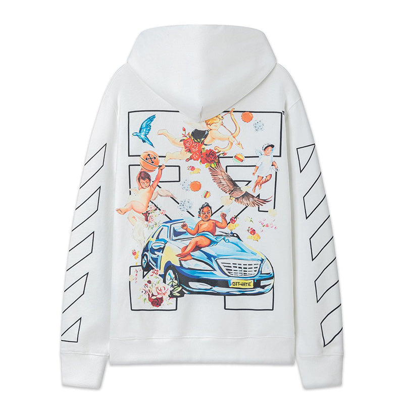 Off-White Logo-Embroidered Hoodies