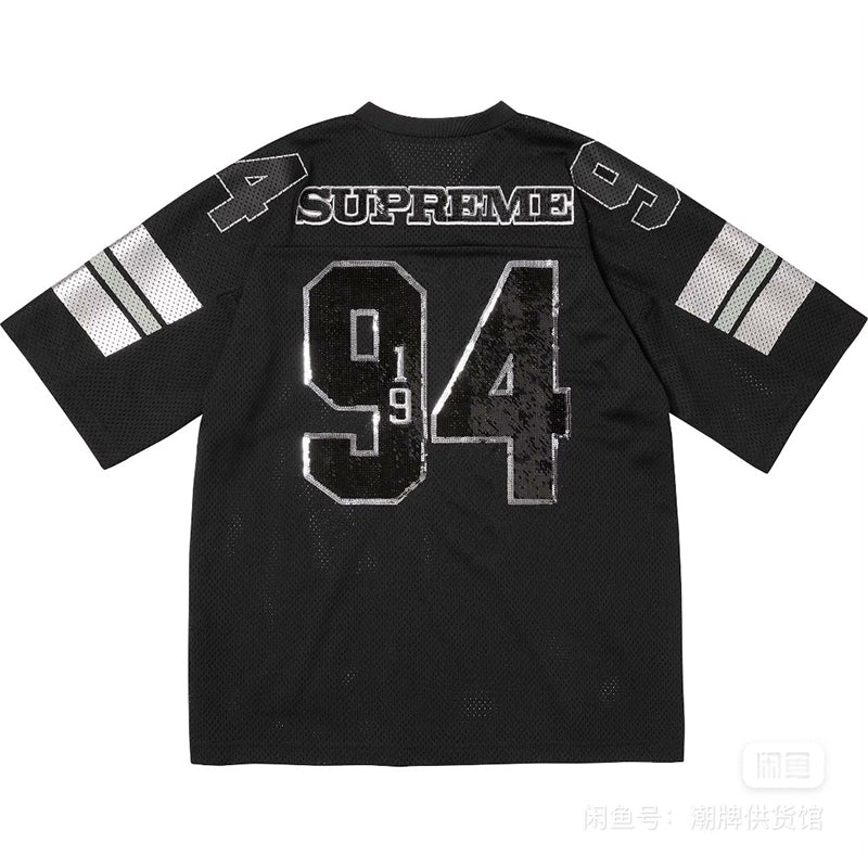 Supreme Sequin Football Jersey